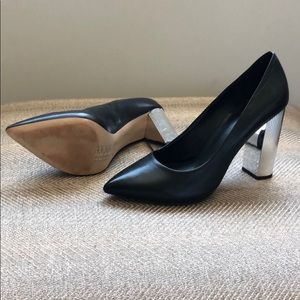Michael Korda Paloma leather heels